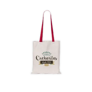 Cotton Shopping Bags Long Handles Printing