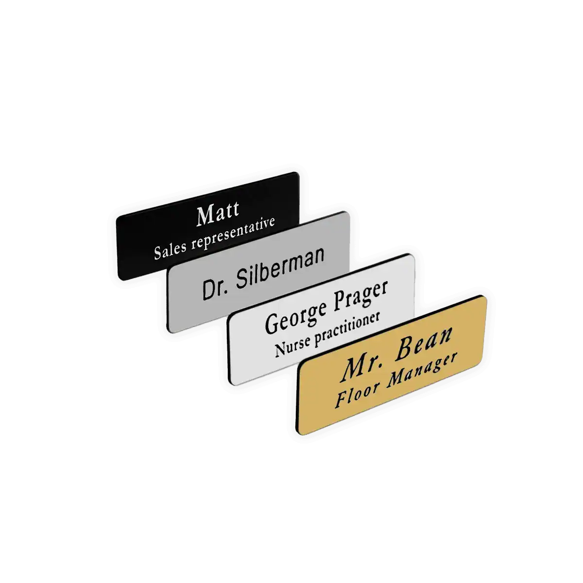 Engraved Badges Printing