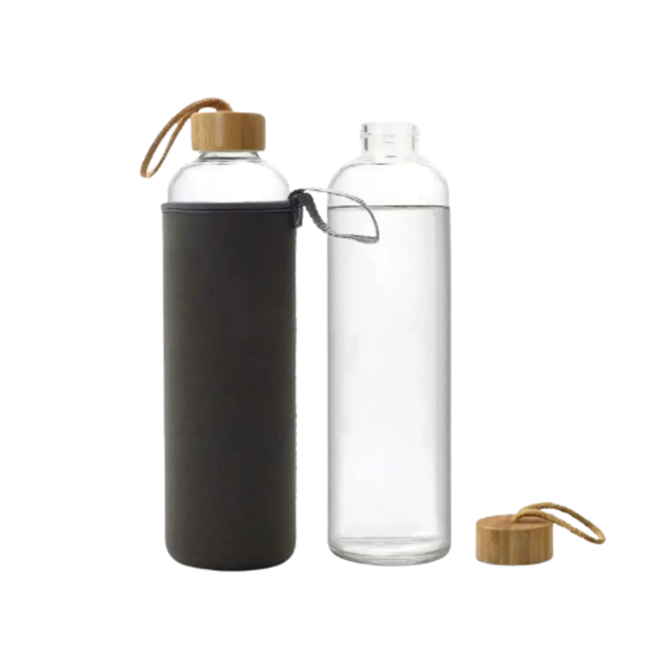 Glass Bottle with Sleeve Printing 01