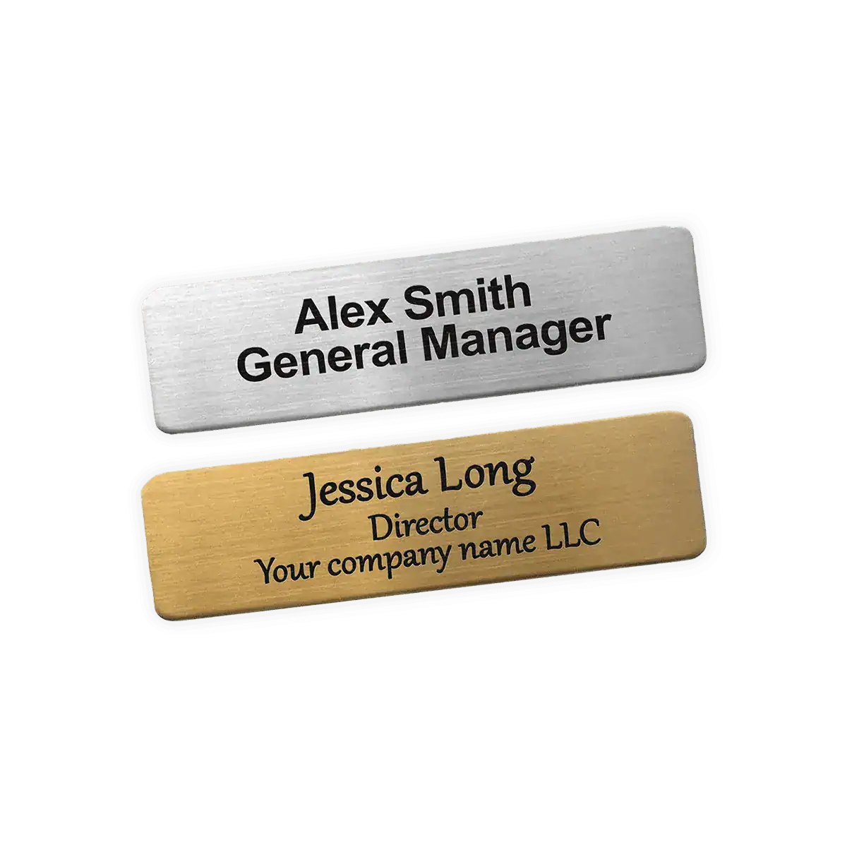 metal name badges Printing