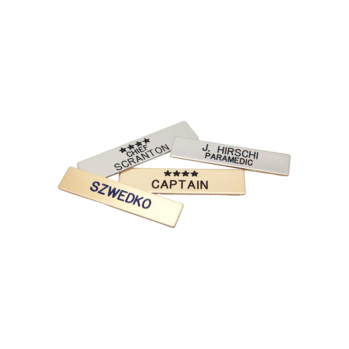 metal name badges Printing