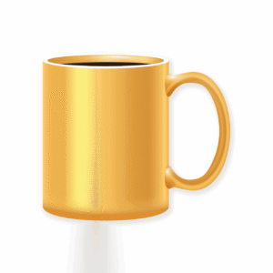 Gold Ceramic Mugs Printing