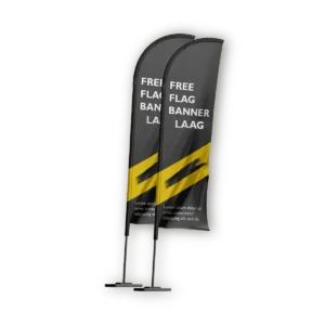 Curve Top Flags Printing