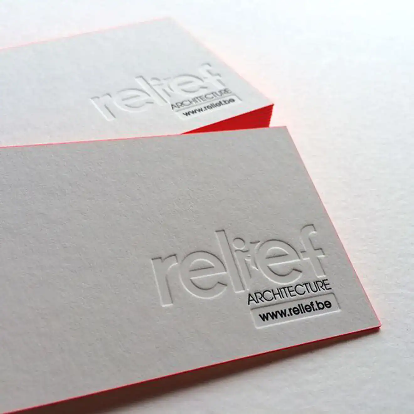 Debossed Business Card Printing