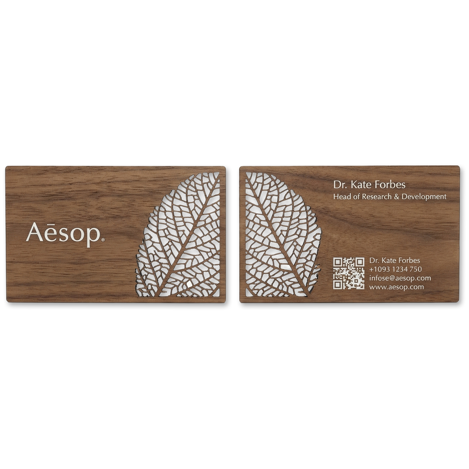 Metallic / Wooden Laser Cut Business Cards Printing - Image 4