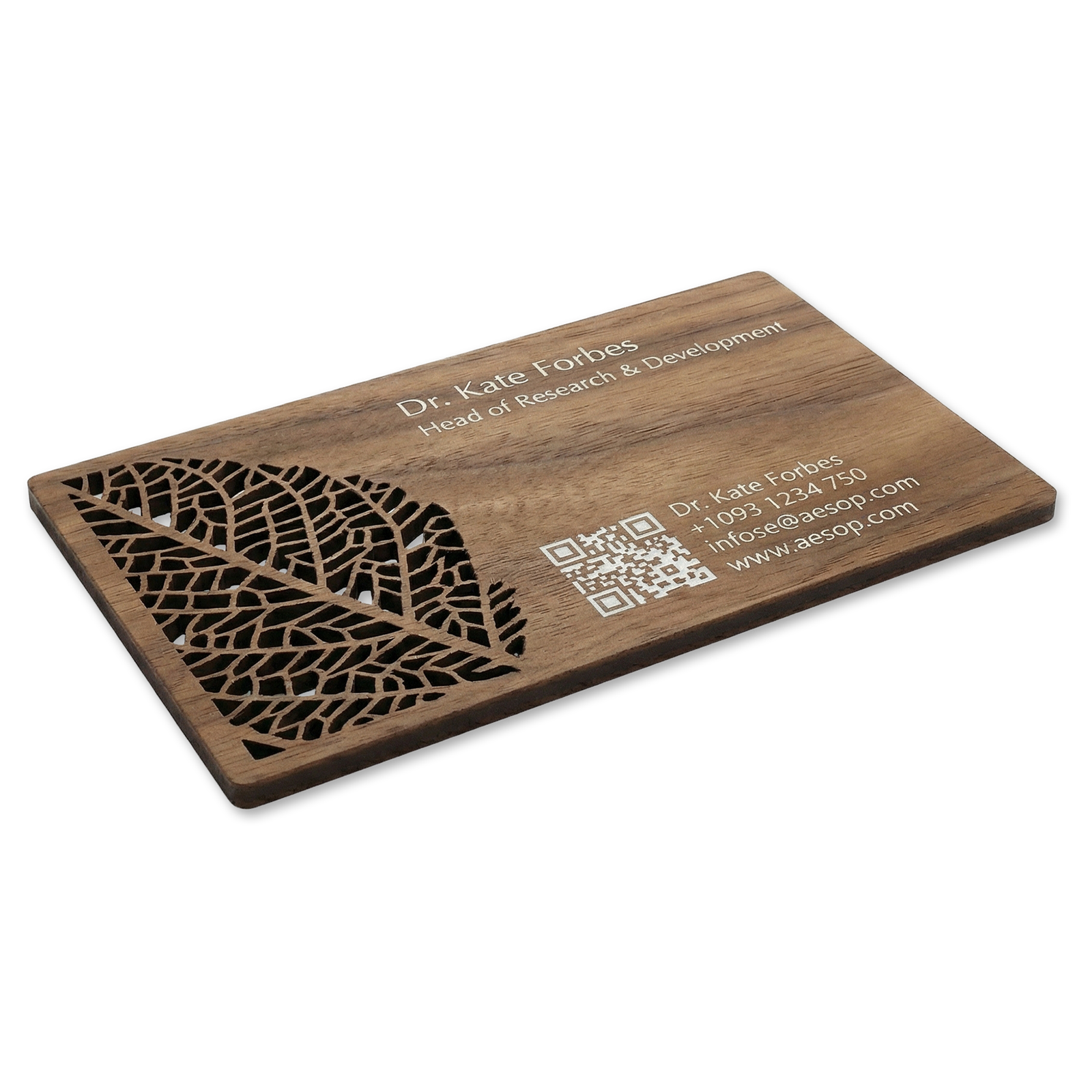Metallic / Wooden Laser Cut Business Cards Printing - Image 3