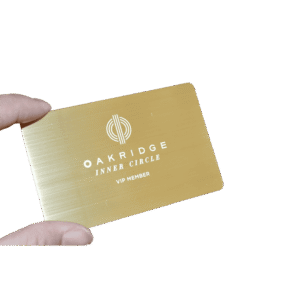 Gold Metal Business Card Printing