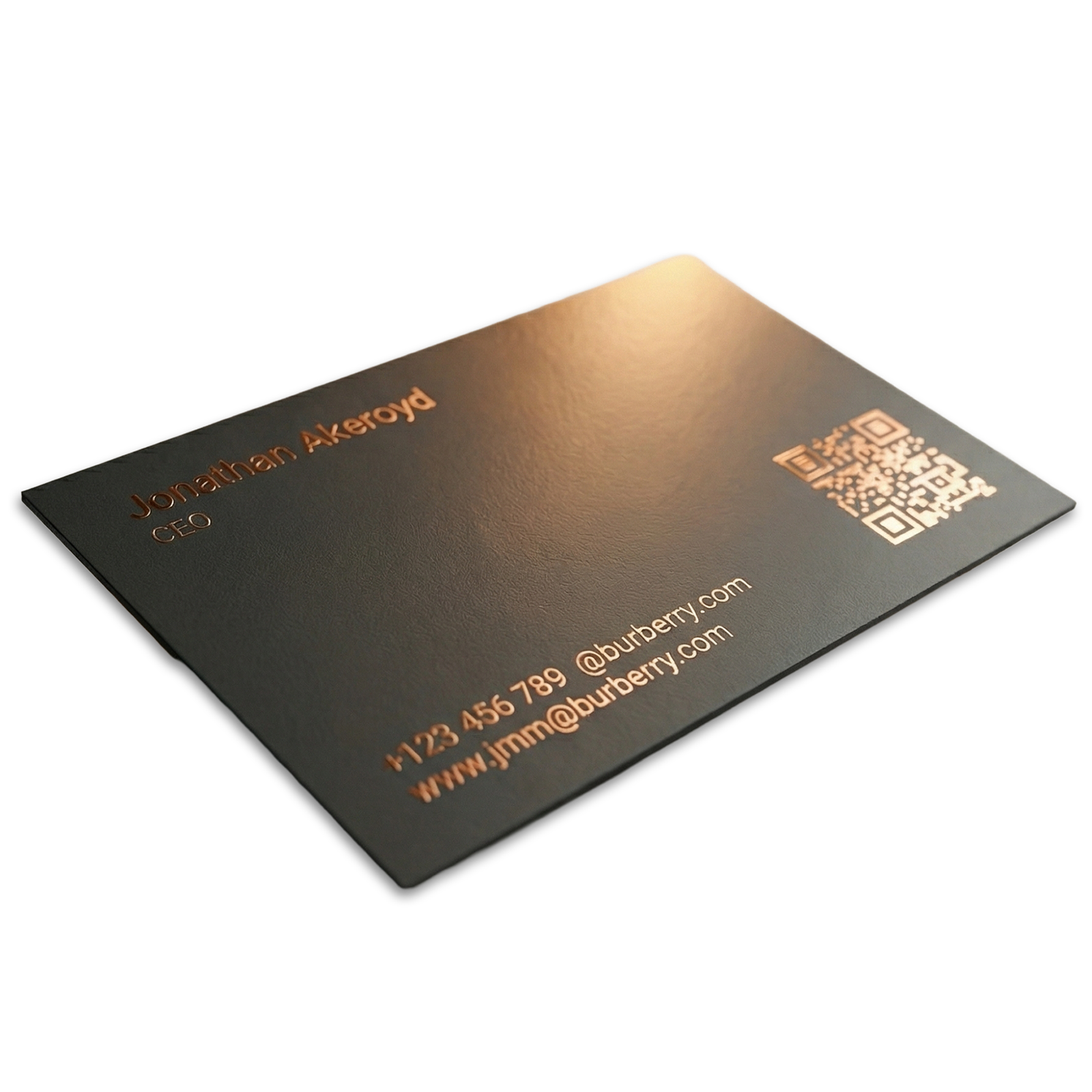 Copper Foil Business Cards Printing - Image 3