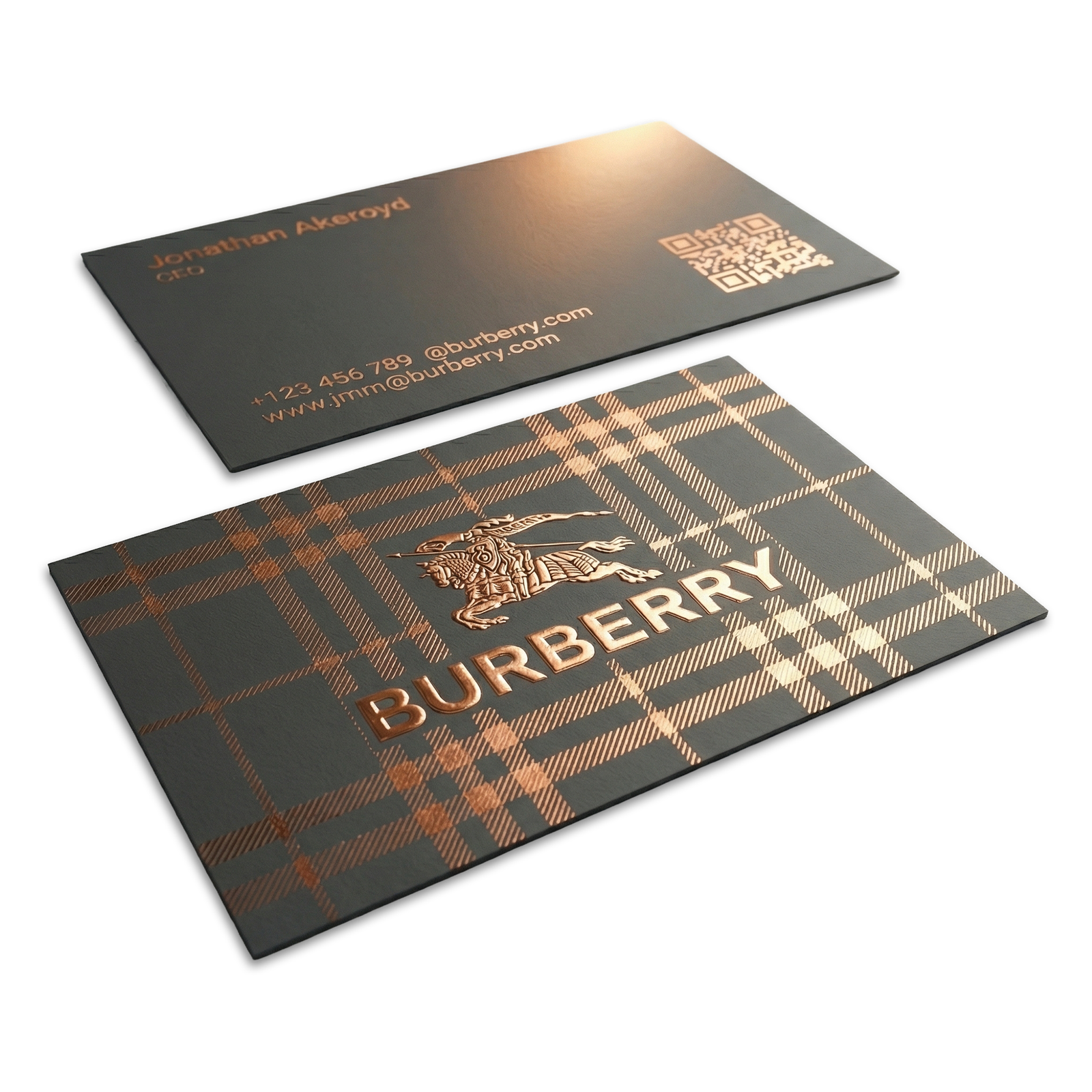 Copper Foil Business Cards Printing