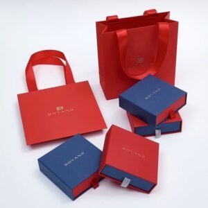 Custom paper bag printing Dubai – kraft shopping bags with foil logo and Pantone colours