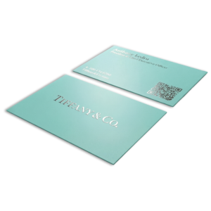 Silver Foil Business Cards Printing