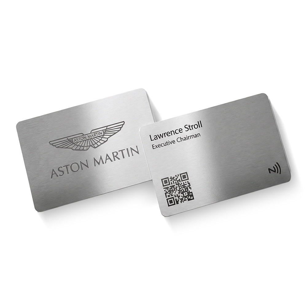 Silver Metal NFC Business Cards Printing - Image 2