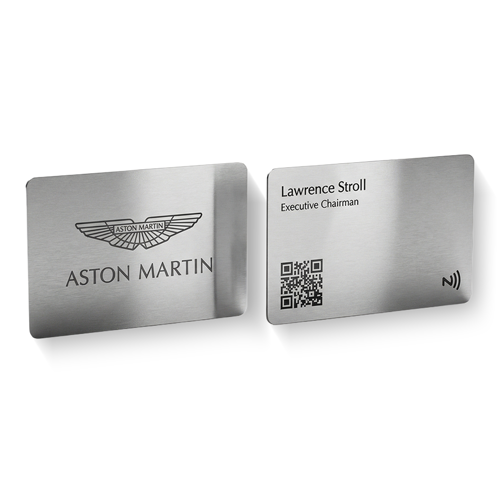 Silver Metal NFC Business Cards Printing - Image 4