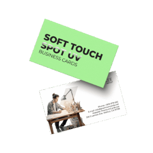 Soft Touch Lamination UV Business Cards Printing