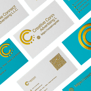 Soft Touch UV & Gold Foiling Business CArds Printing