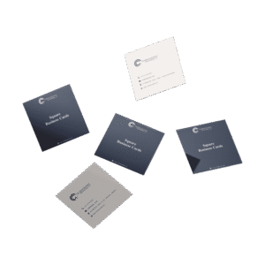 Square business cards printing