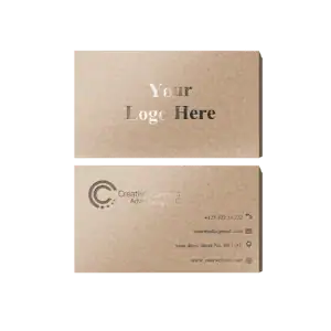 Silver Foil Business Cards Printing