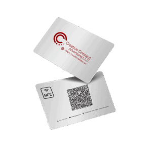 silver metal cards printing