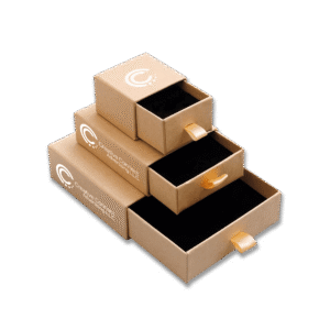 Drawer hardcardboard boxes printing with Satin Handle