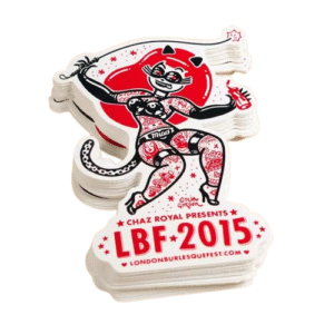 Waterproof PVC stickers printed in high resolution for branding, packaging, and product labeling in Dubai & UAE.