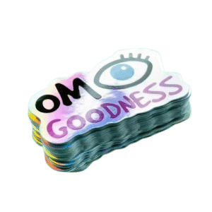 Custom PVC stickers resistant to water, scratches, and fading perfect for packaging, bottles, and marketing.