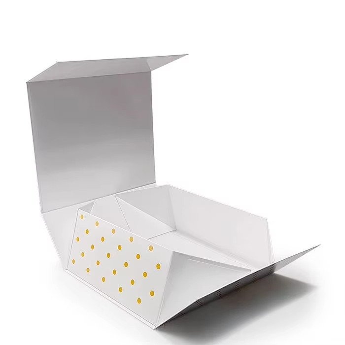 Premium flat cardboard gift box supplied flat and printed in high resolution for stylish and compact packaging.