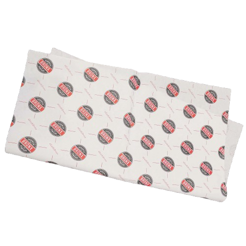 Personalized small wrapping sheets with high-quality logo printing, ideal for gift shops and brand packaging.