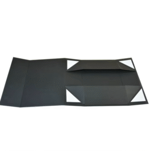 Elegant black-and-white rigid box printing Dubai