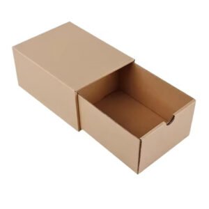 Sustainable DIY kraft gift box with custom logo design UAE for retail packaging, favors, and handmade goods.
