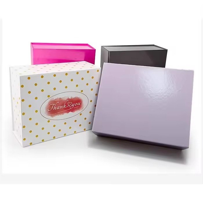 Custom printed flat gift box made from durable paperboard, ideal for elegant packaging and branding in Dubai & UAE.