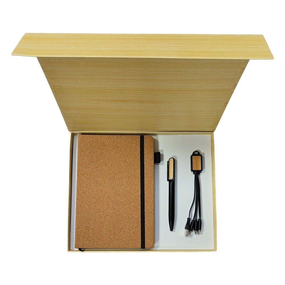 EcoSphere Eco Set eco-friendly corporate gift set made from sustainable materials, ideal for green branding, executive gifting and promotions.