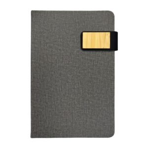 RPET Azure Grey eco-friendly corporate gift set with recycled notebook and accessories, ideal for sustainable branding in Dubai and the UAE.