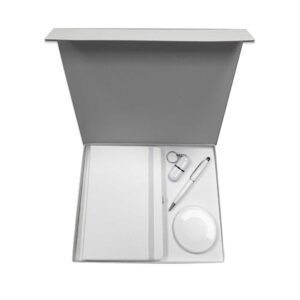 Prestige Collection White Set premium all-white corporate gift set designed for elegant branding, executive gifting and professional use.