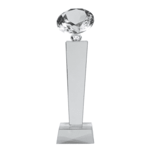 Diamond crystal trophy for corporate awards recognition events employee appreciation and premium gifting across UAE.