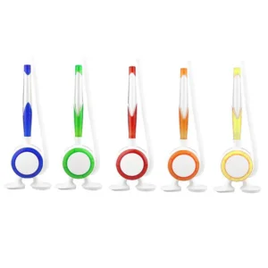 Desktop ball pen with stand designed for office desks corporate branding gifts promotions and everyday writing use across UAE.