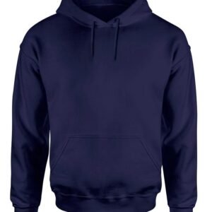 Plain navy blue hoodie designed for corporate branding promotions uniforms events casual fashion and everyday comfortable wear across UAE.