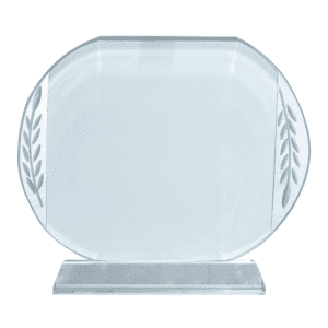 Modern sublimation crystal award designed for corporate awards recognition events appreciation gifts and customized branding UAE.